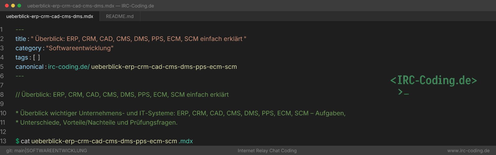 ERP, CRM, CAD, CMS, DMS, PPS, ECM, SCM Explained