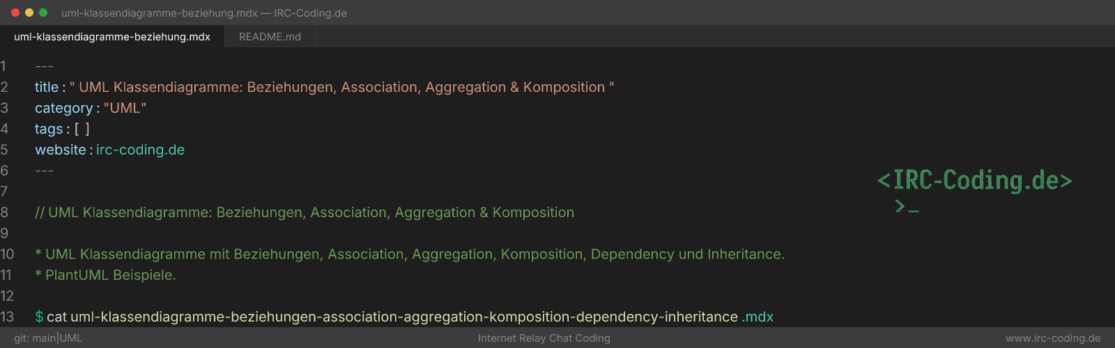 UML Class Diagrams: Relationships & Composition