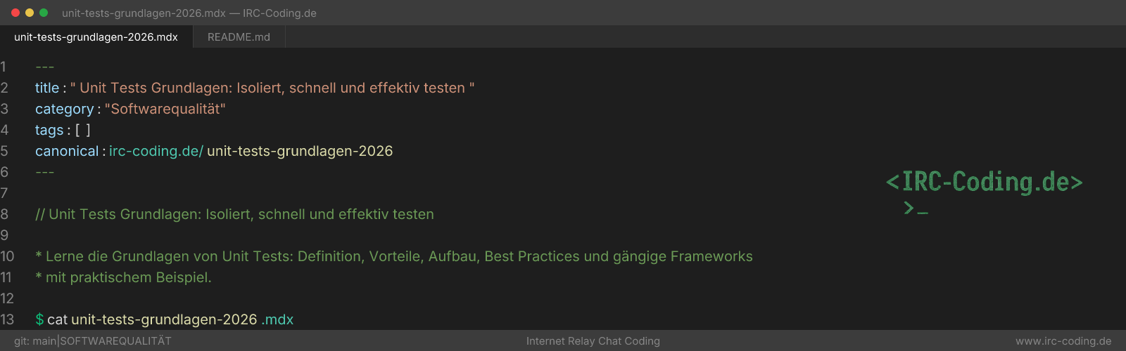 Unit Tests Basics: Isolated, Fast & Effective