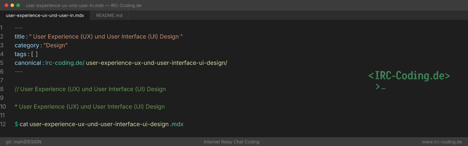 User Experience (UX) und User Interface (UI) Design