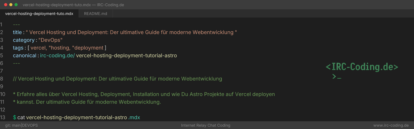 Vercel Hosting und Deployment: Der ultimative Guide für moderne Webentwicklung