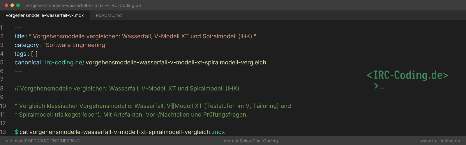 Waterfall vs V-Model XT vs Spiral Model
