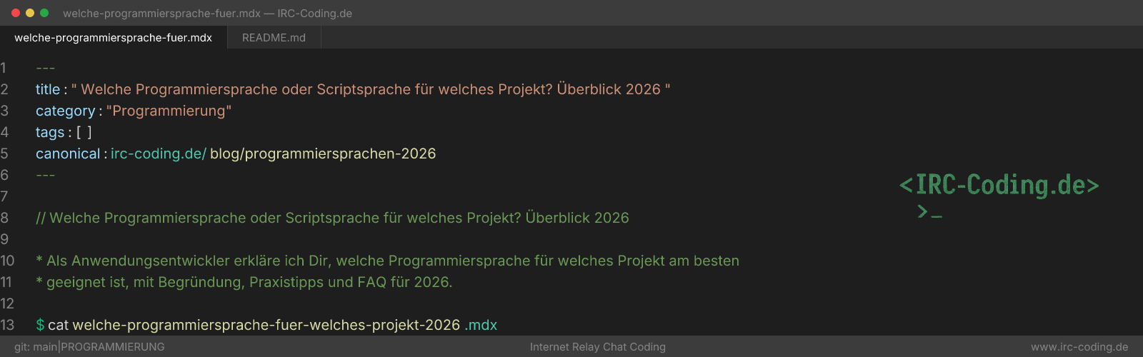 Programming Languages Guide 2026: Choose Right